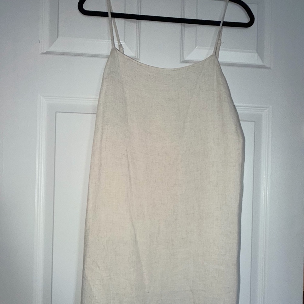 American Eagle Outfitters Cream Mini Dress